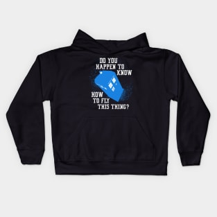 Doctor Who Tee FLY THIS THING Kids Hoodie